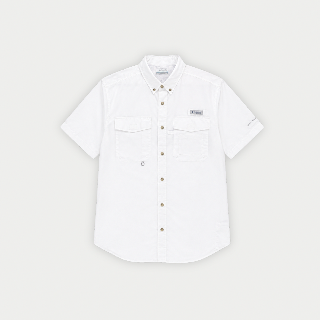 CAMISA COLUMBIA DISTANT BLANCA MANGA CORTA