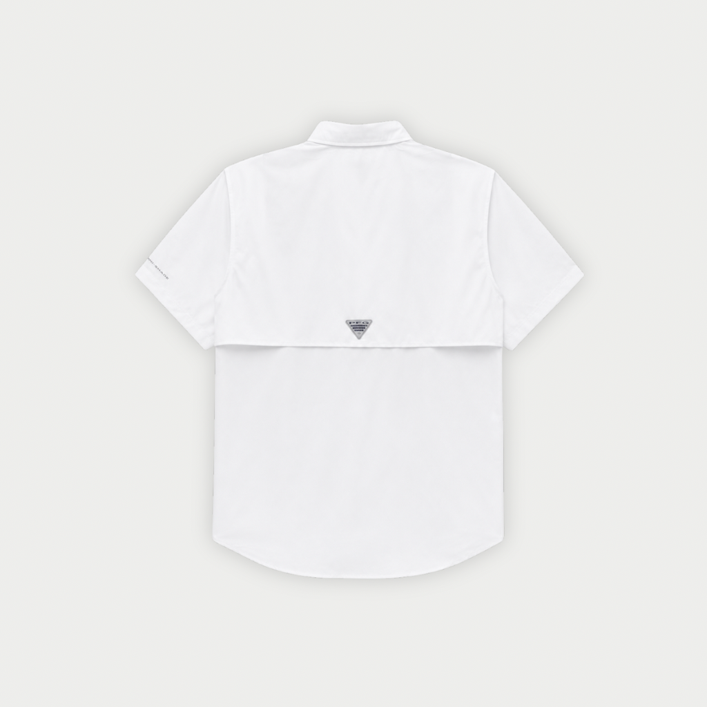 CAMISA COLUMBIA DISTANT BLANCA MANGA CORTA