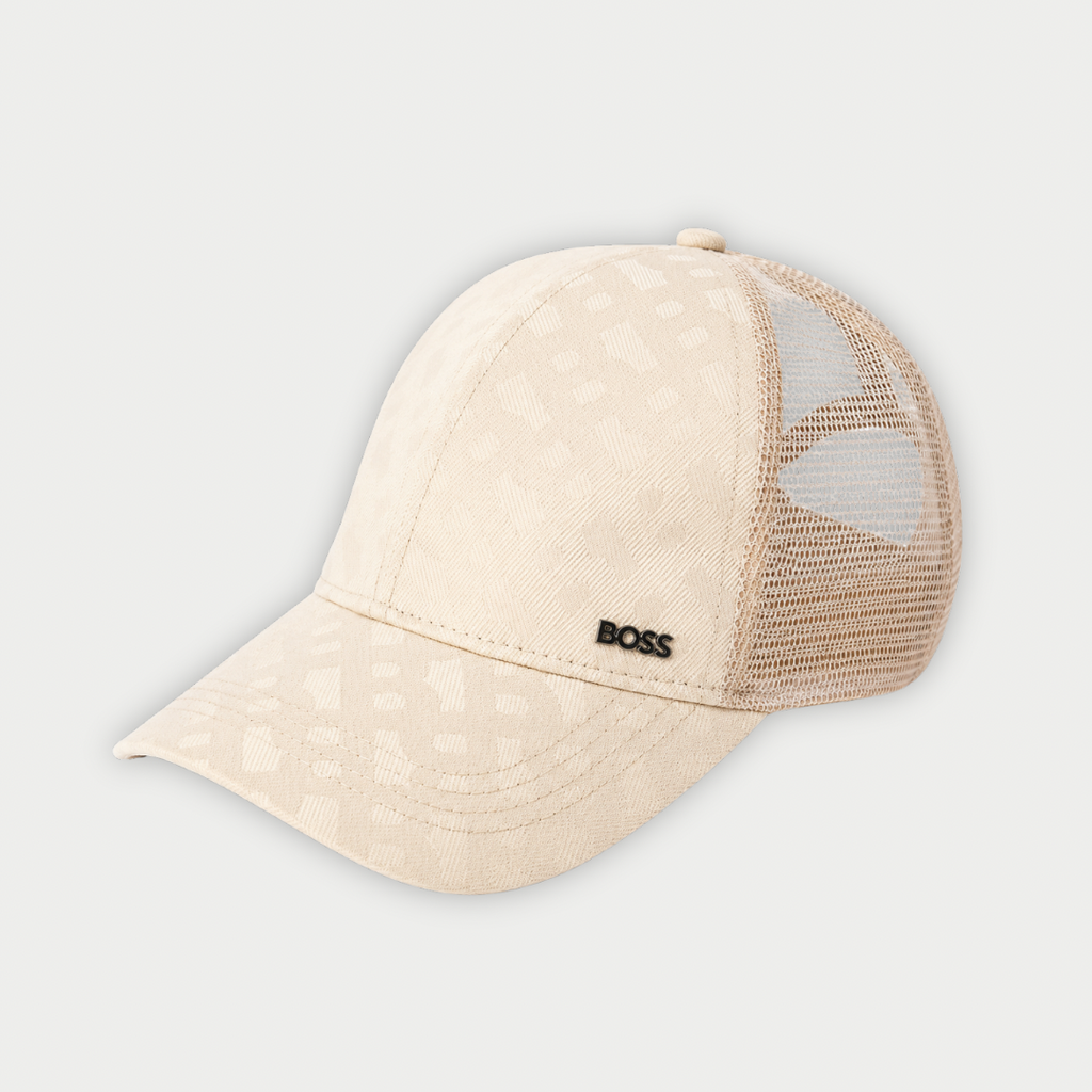GORRA BOSS BEIGE GRABADOS/MAYA