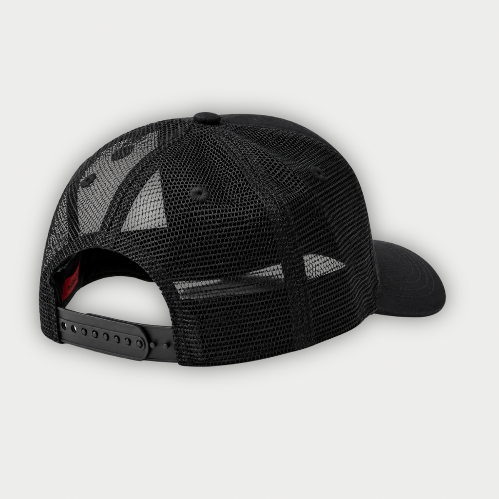 GORRA HUGO PARCHES NEGRA