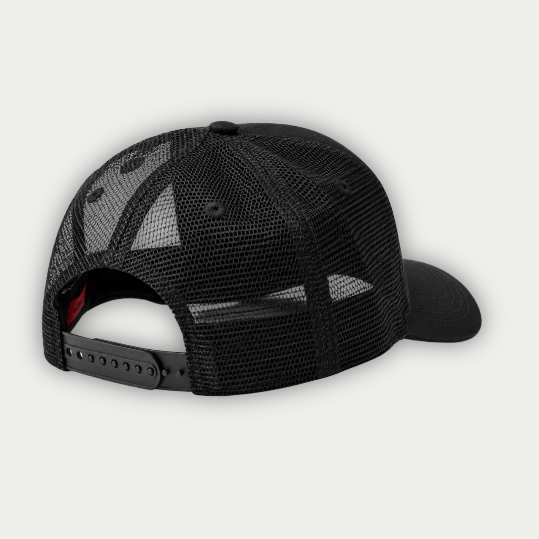 GORRA HUGO PARCHES NEGRA