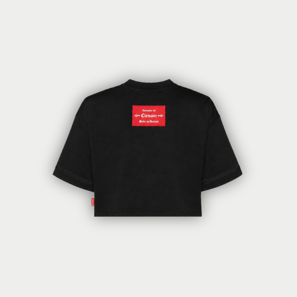 CAMISETA CLEMONT DAMA TIEPIDO NEGRA