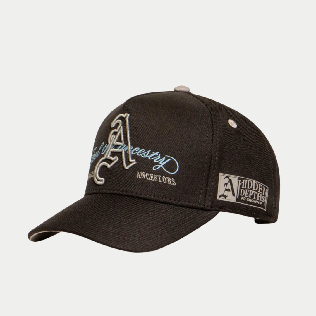 GORRA AP CROWN NEGRA LETRAS