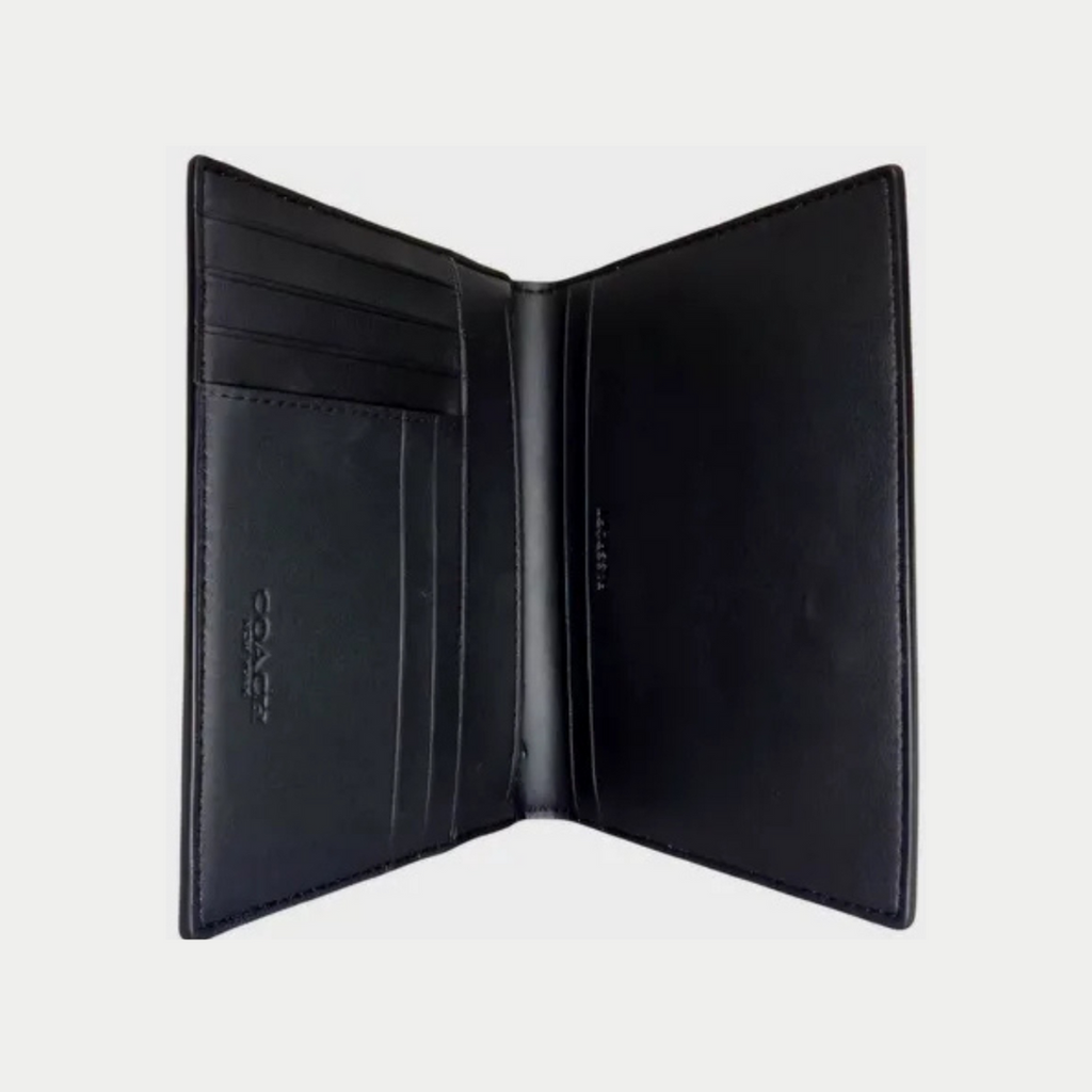 PORTA PASAPORTE COACH NEGRO