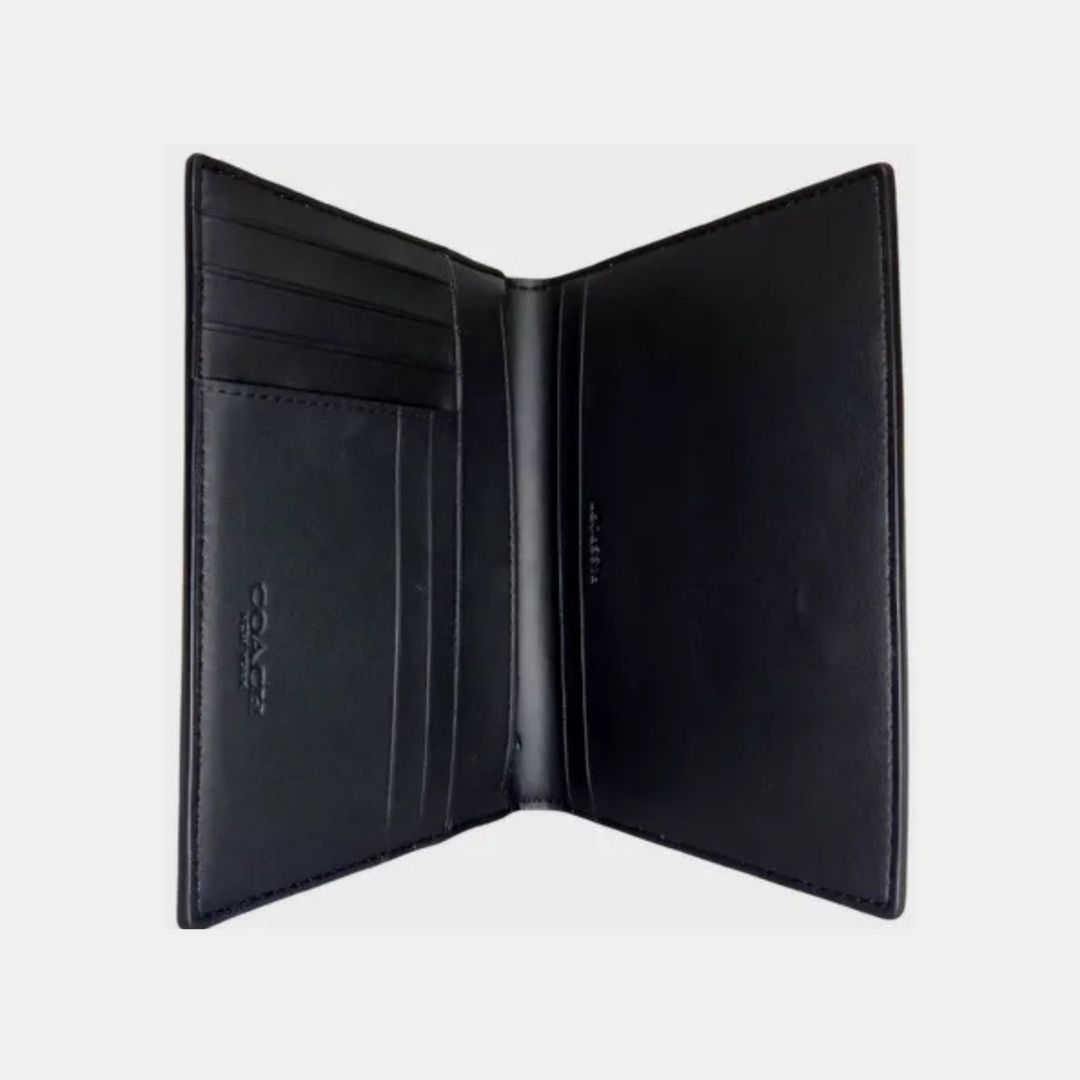 PORTA PASAPORTE COACH NEGRO