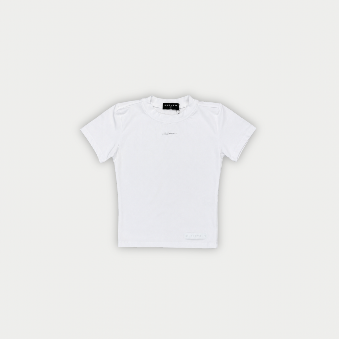 CAMISETA AURUM DAMA SIGNATURE BABY BLANCA