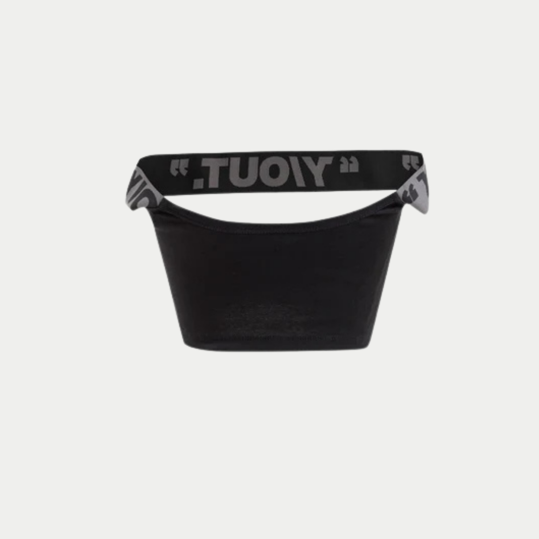 CROP TOP Y/OUT NEGRO