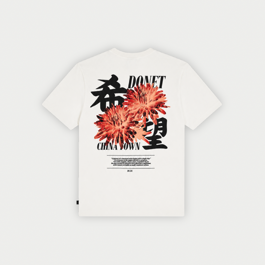 CAMISETA DONET TAO MARFIL