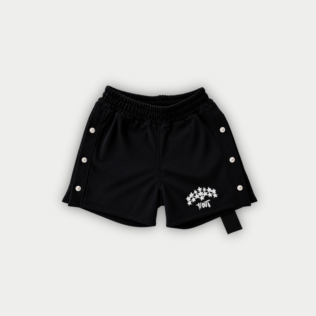 SHORT Y/OUT UPDA NEGRO