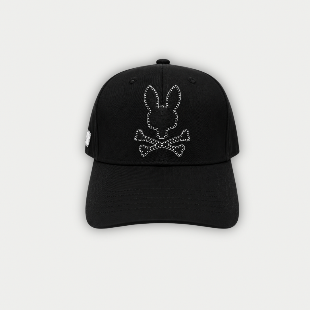 GORRA PSYCHO BUNNY NEGRA