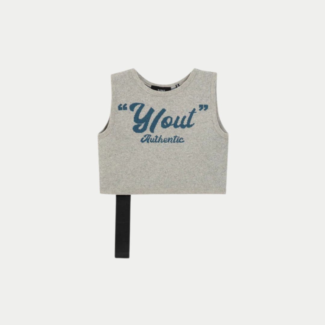 CROP TOP DAMA Y/OUT BLUE SET