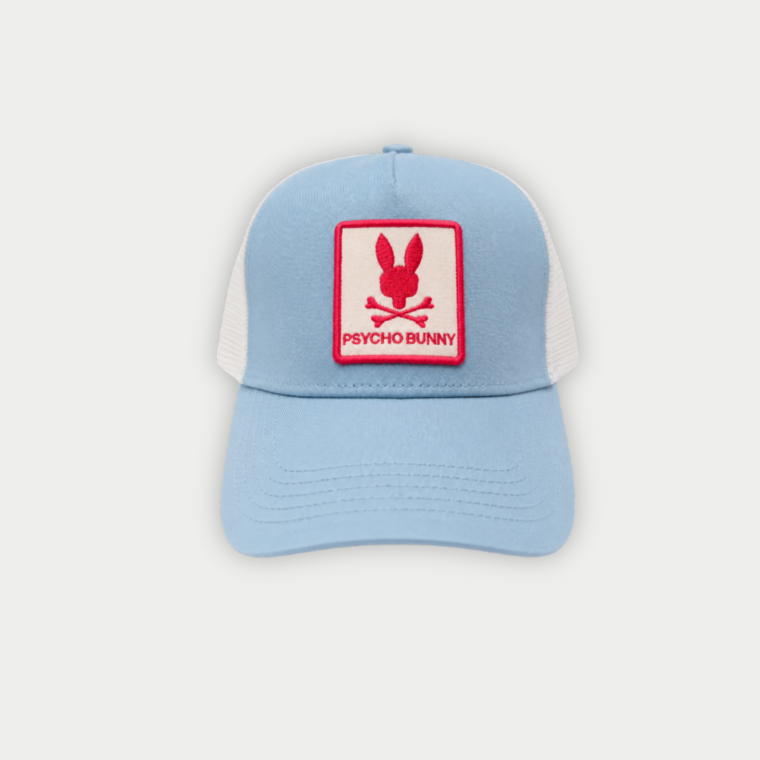 GORRA PSYCHO BUNNY AZUL/ROSA