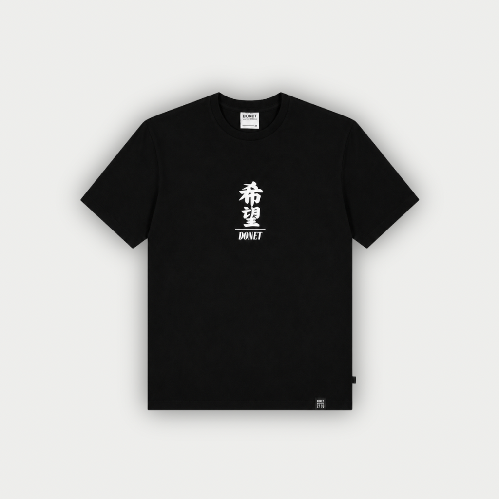 CAMISETA DONET TAO NEGRA