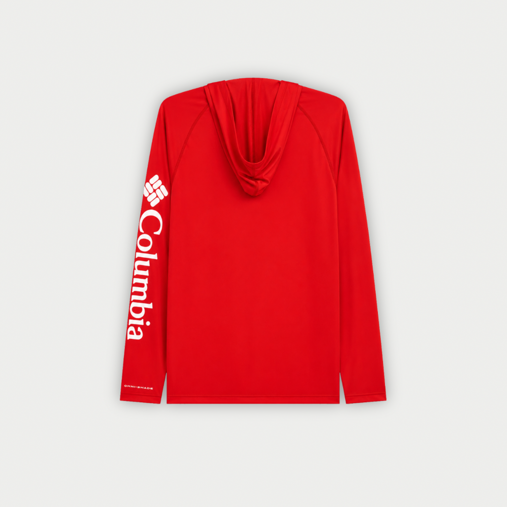 BUSO COLUMBIA ROJO CON CAPUCHA