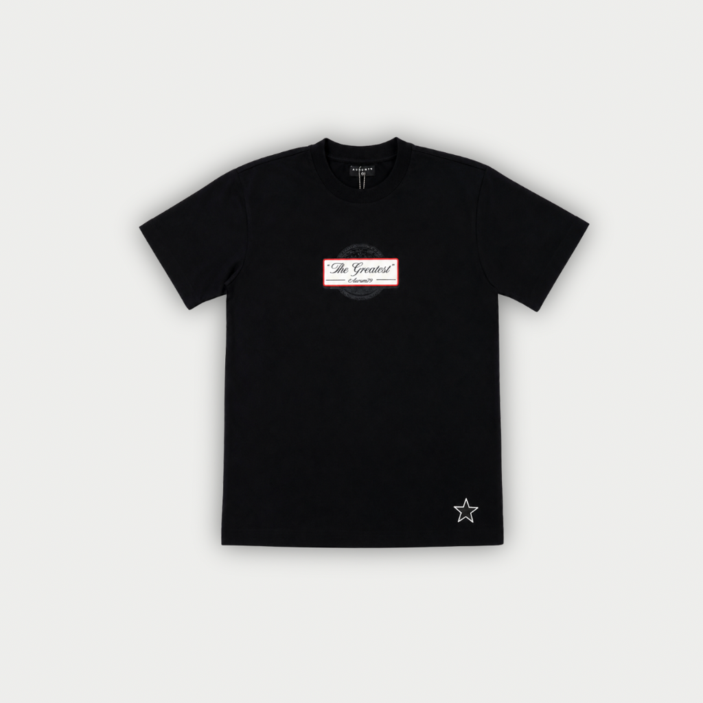 CAMISETA AURUM MA NEGRA