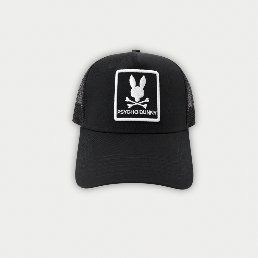 GORRA PSYCHO BUNNY NEGRA