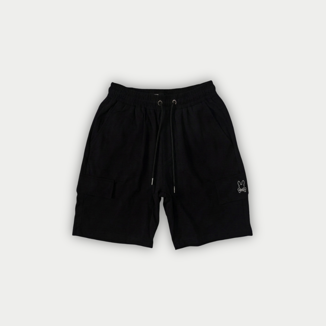 PANTALONETA PSYCHO BUNNY NEGRA/LICRA