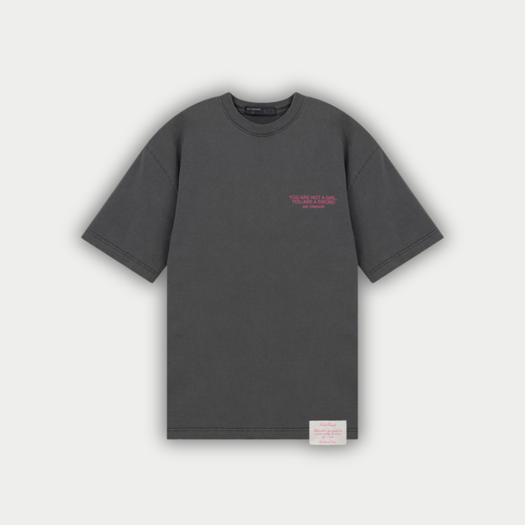 CAMISETA AP CROWN DUSTY GRIS