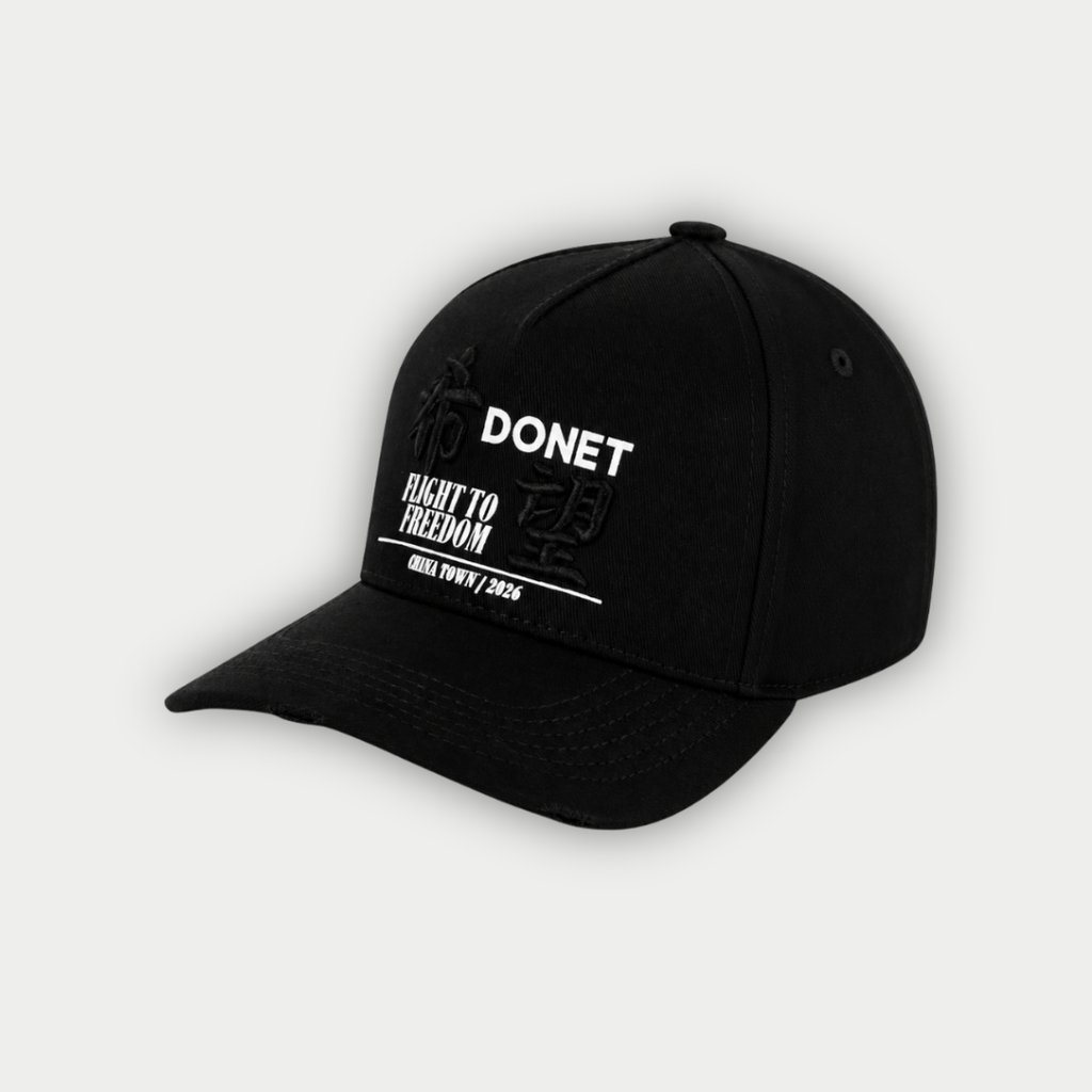GORRA DONET HONG NEGRO/BLANCO
