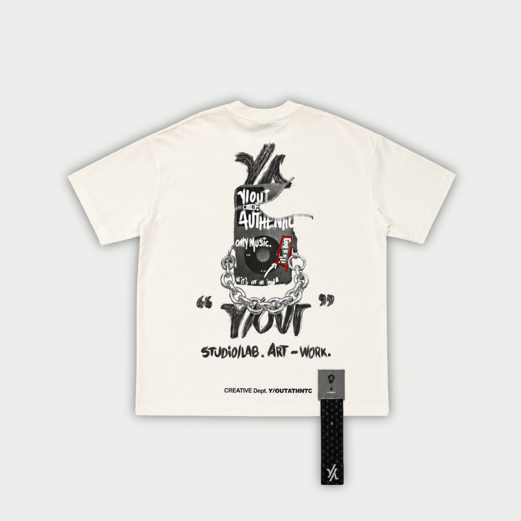 CAMISETA Y/OUT DEVICE BLANCA