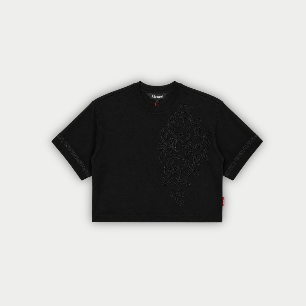 CAMISETA CLEMONT DAMA TIEPIDO NEGRA