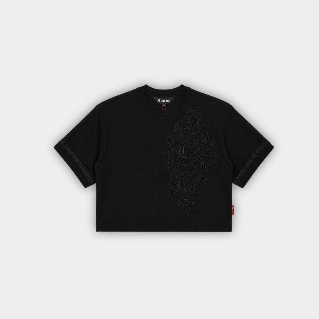 CAMISETA CLEMONT DAMA TIEPIDO NEGRA