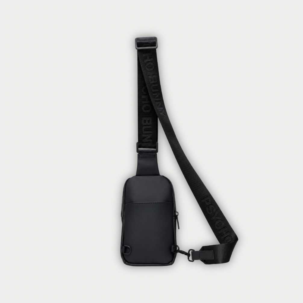 CROSSBODY PSYCHO BUNNY NEGRO GRAFITI