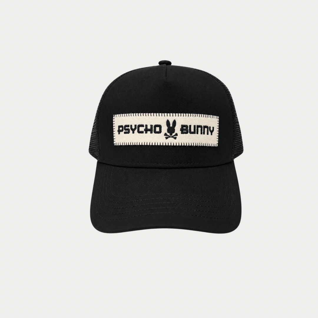 GORRA PSYCHO BUNNY NEGRA