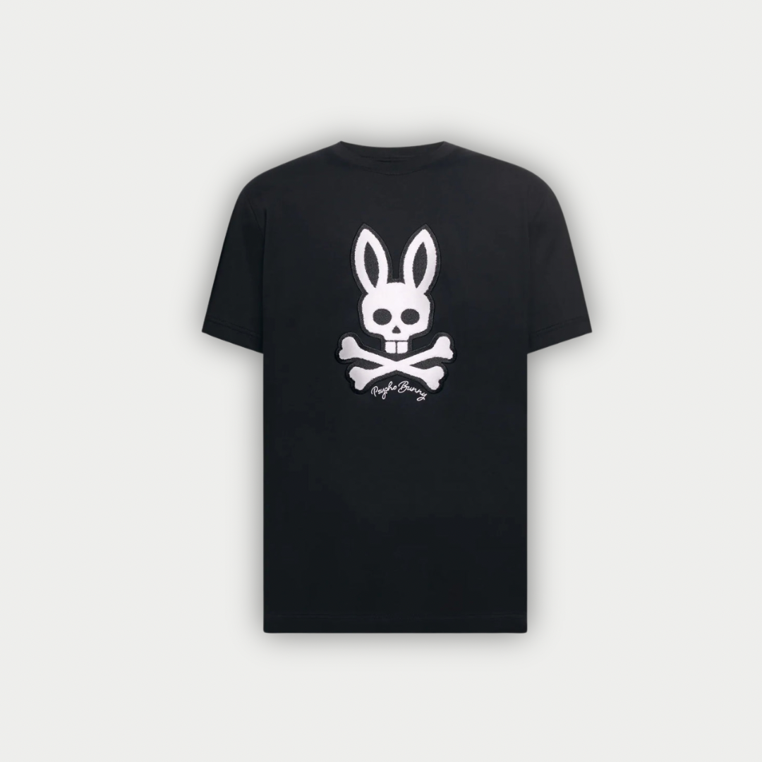 CAMISETA PSYCHO BUNNY NEGRA
