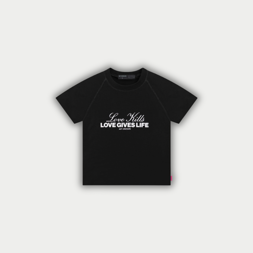 CAMISETA AP CROWN DAMA HAZE NEGRA