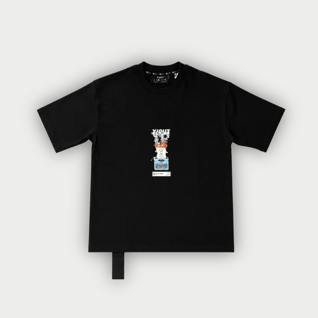 CAMISETA Y/OUT FAST DATA NEGRA