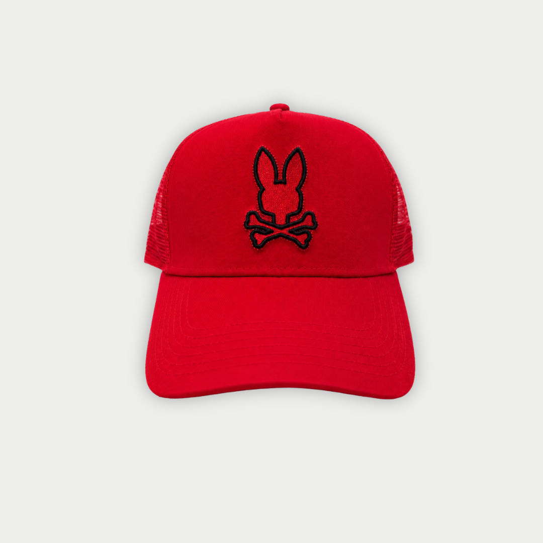 GORRA PSYCHO BUNNY ROJA