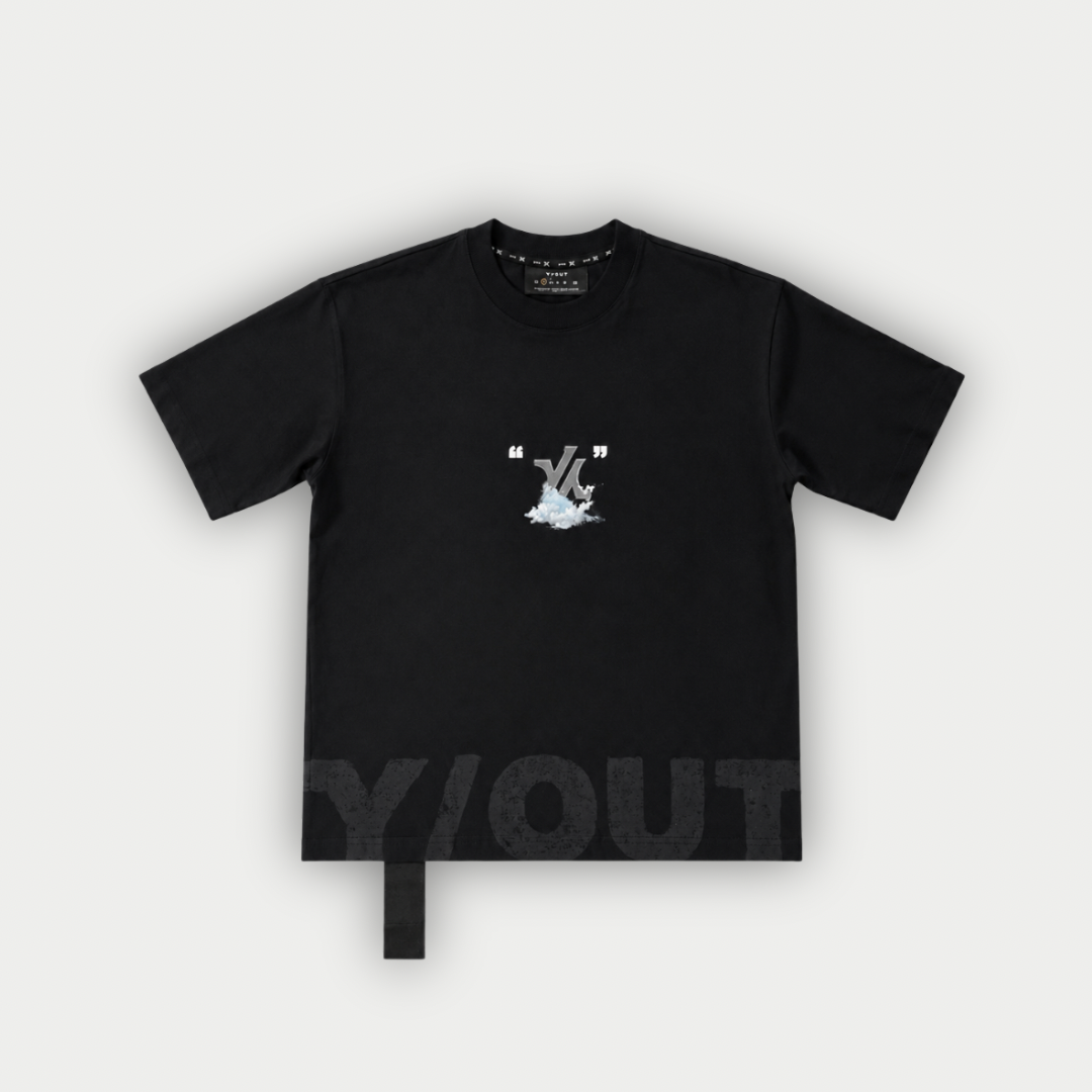 CAMISETA Y/OUT TIMELINE NEGRA