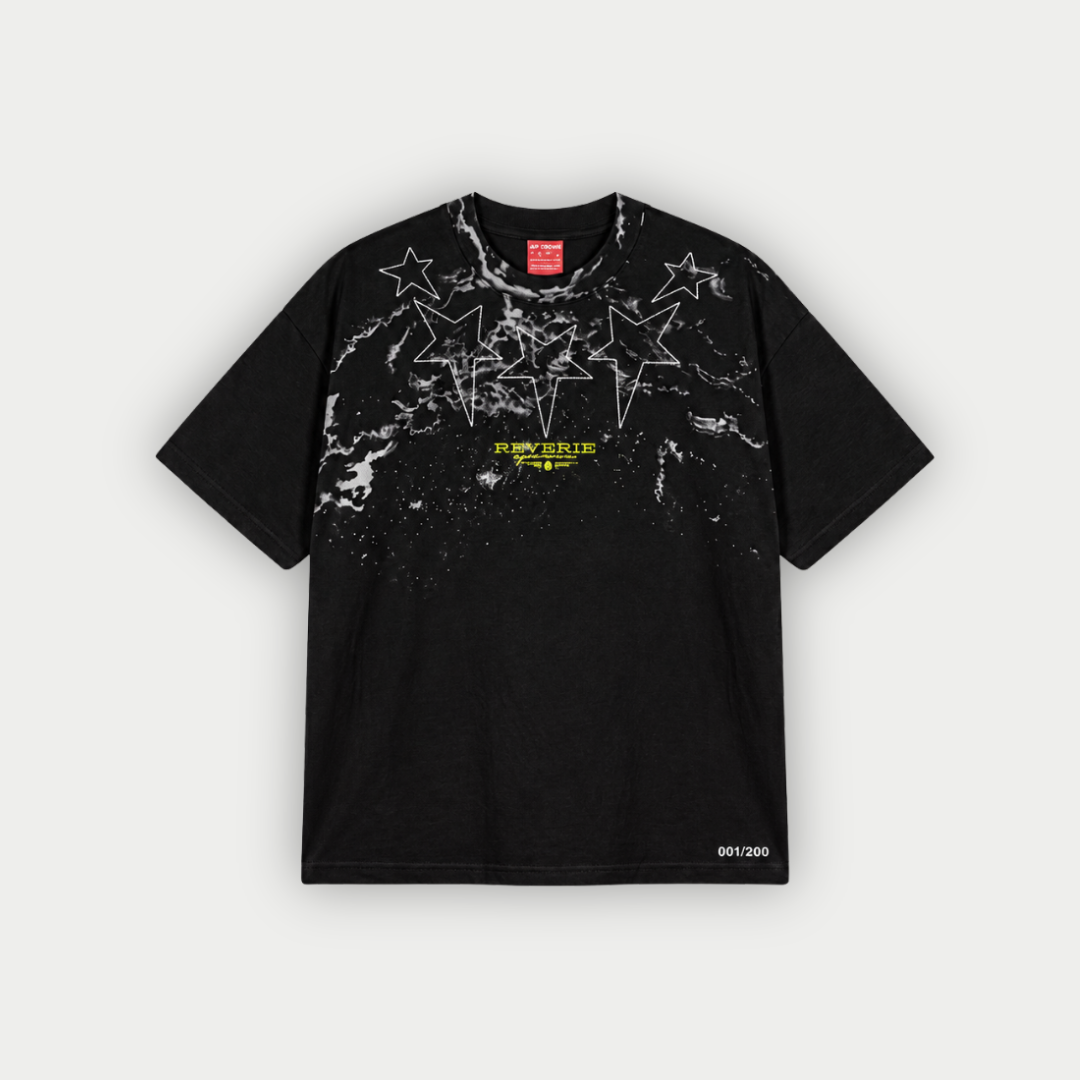 CAMISETA AP CROWN VOW NEGRA/STARS