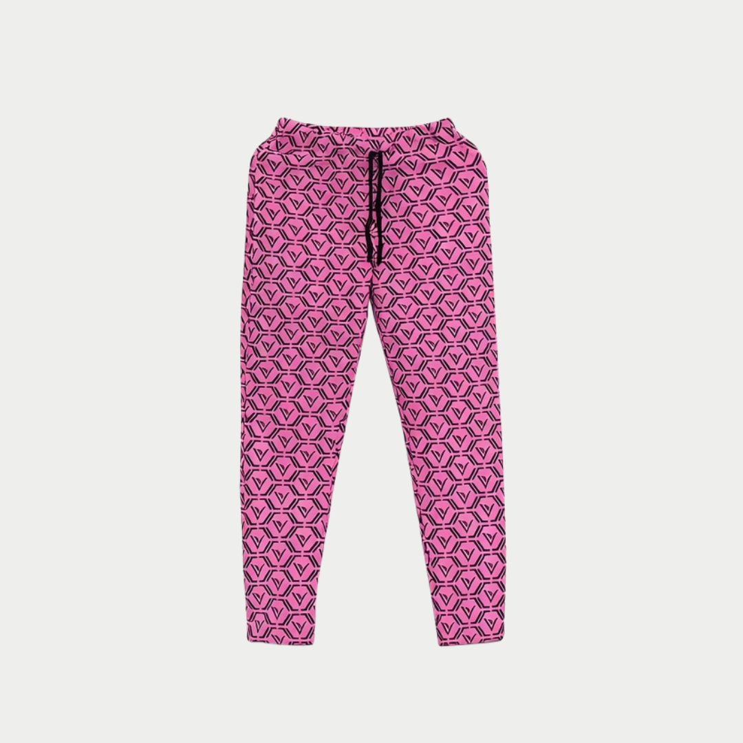 PANTALÓN LOUREN MONOGRAMA ROSA