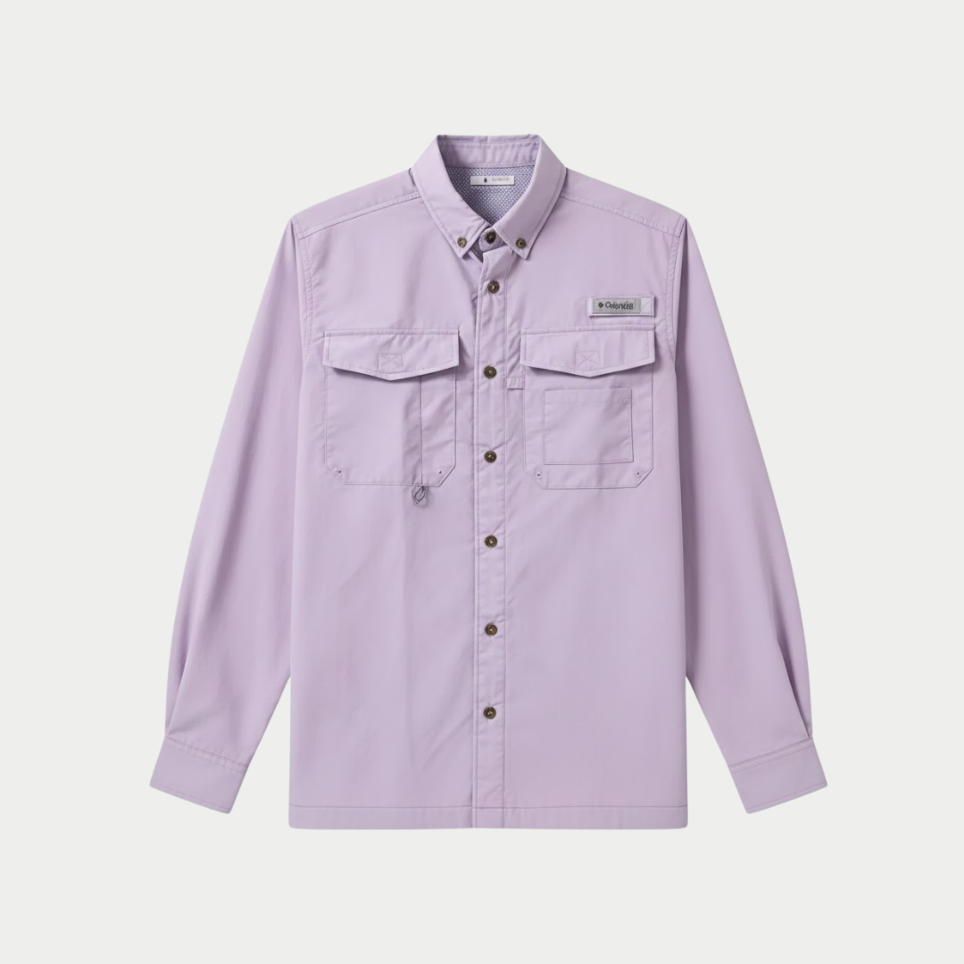 CAMISA COLUMBIA DISTAND LILA