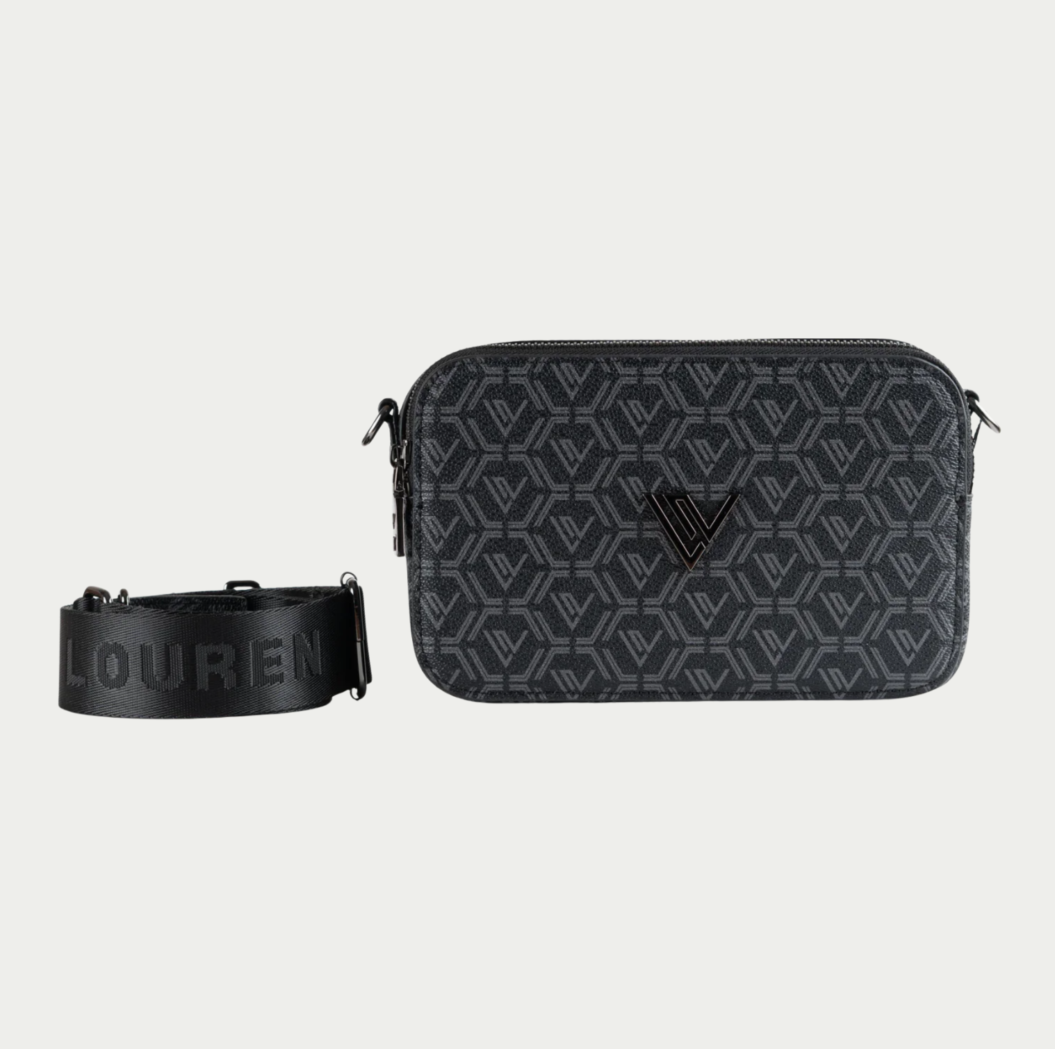 BOLSO LOUREN MONOGRAM NOIR