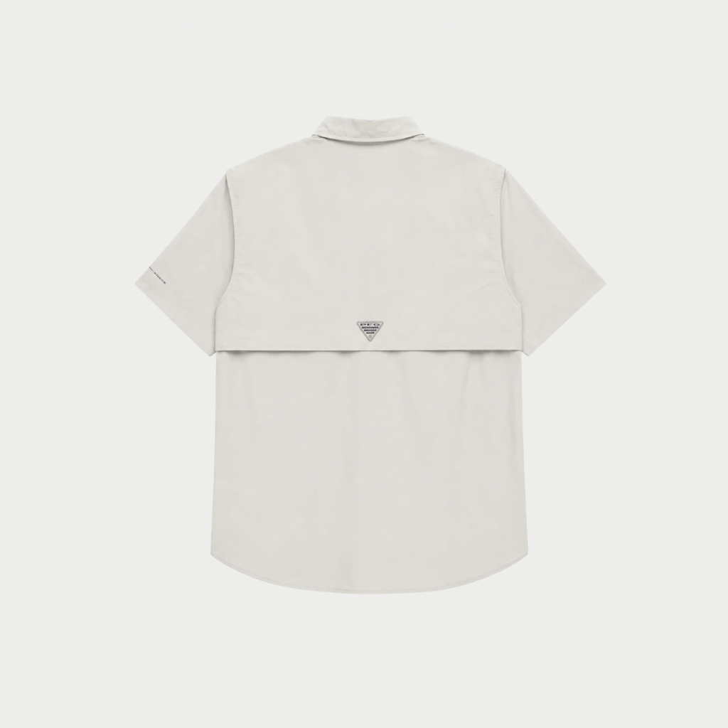 CAMISA COLUMBIA GRIS MANGA CORTA