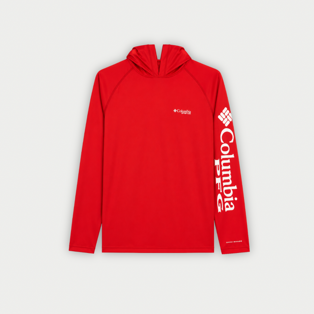 BUSO COLUMBIA ROJO CON CAPUCHA