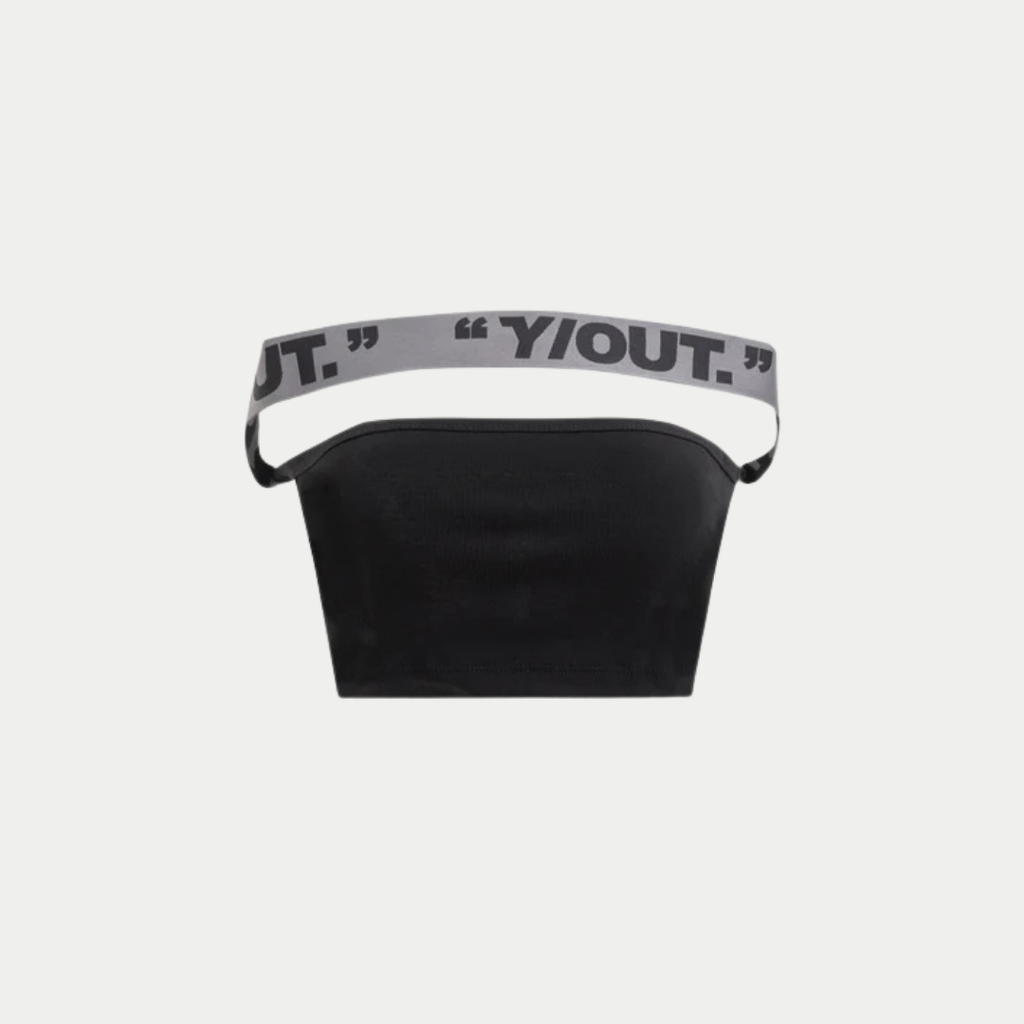 CROP TOP Y/OUT NEGRO