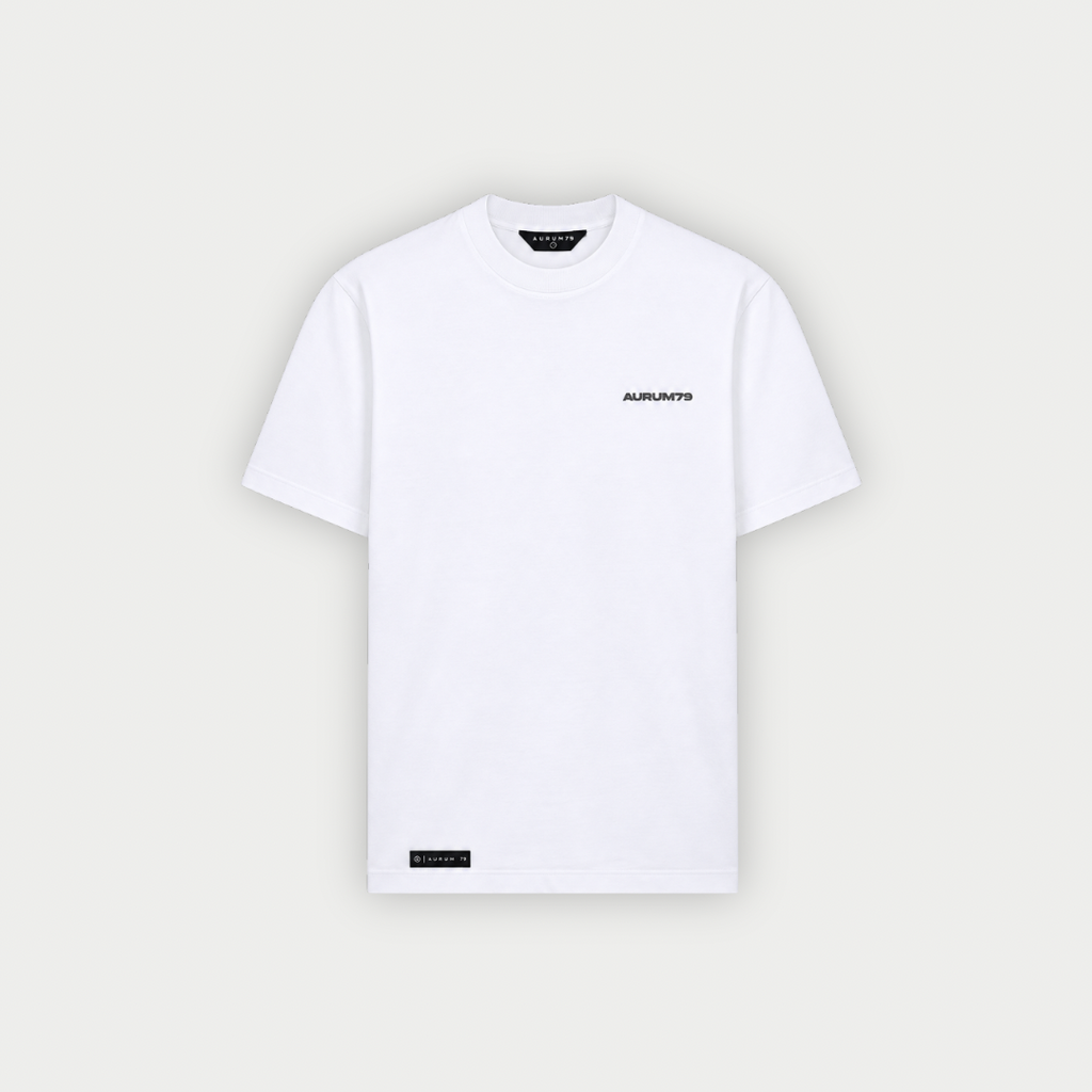 CAMISETA AURUM LINE BLANCA