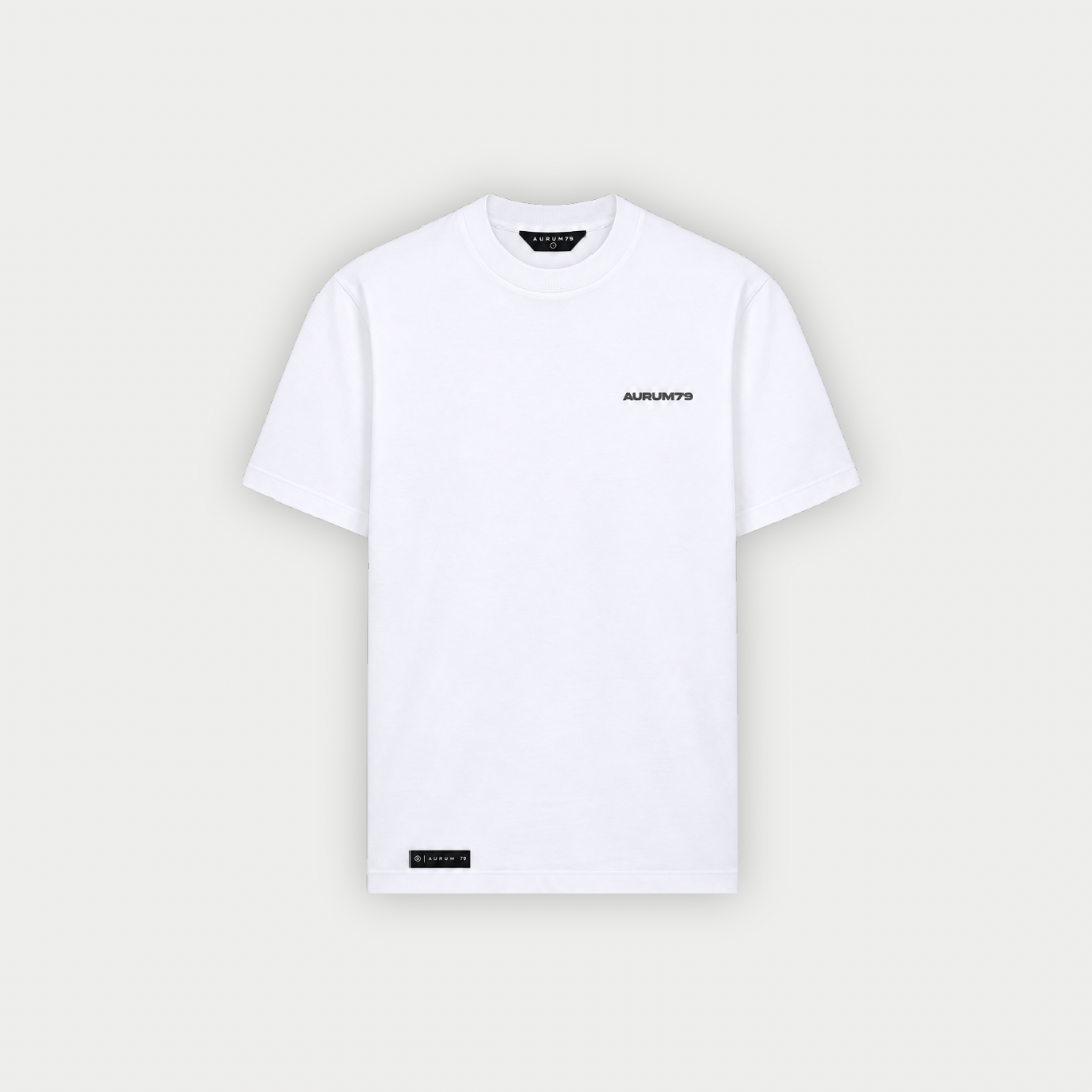 CAMISETA AURUM LINE BLANCA