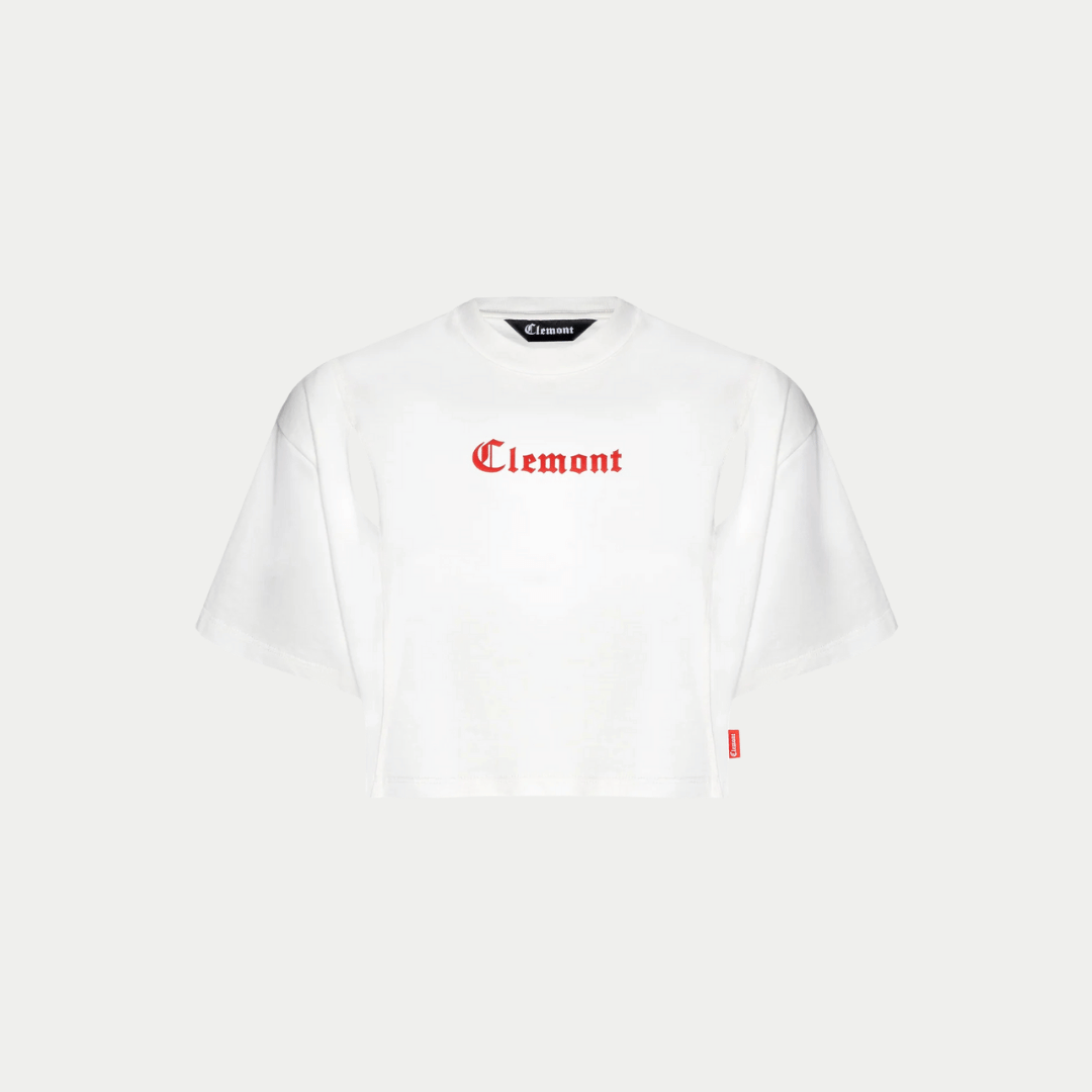 CROP TOP DAMA CLEMONT SOFFERENZA CREMA