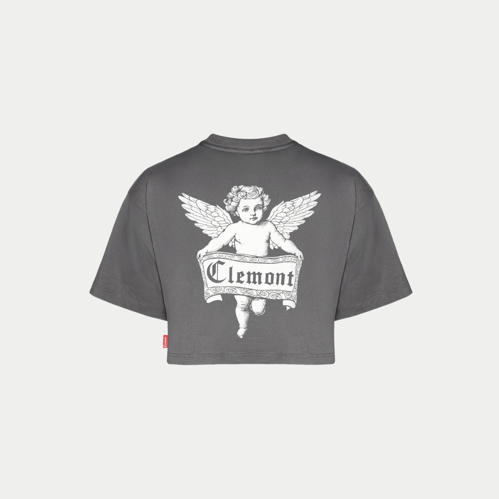 CROP TOP DAMA CLEMONT MALATTIA GRIS