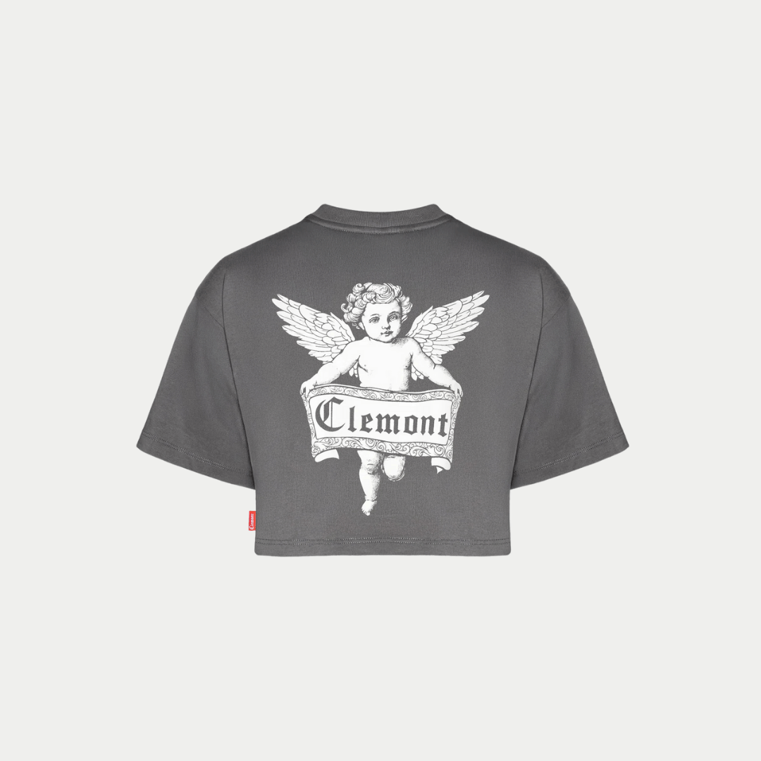 CROP TOP DAMA CLEMONT MALATTIA GRIS