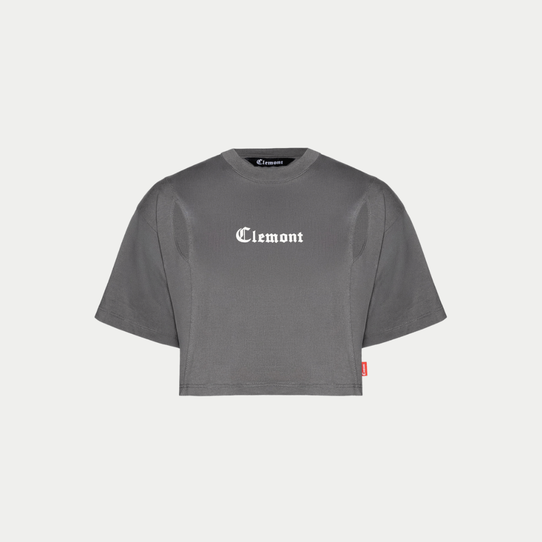 CROP TOP DAMA CLEMONT MALATTIA GRIS