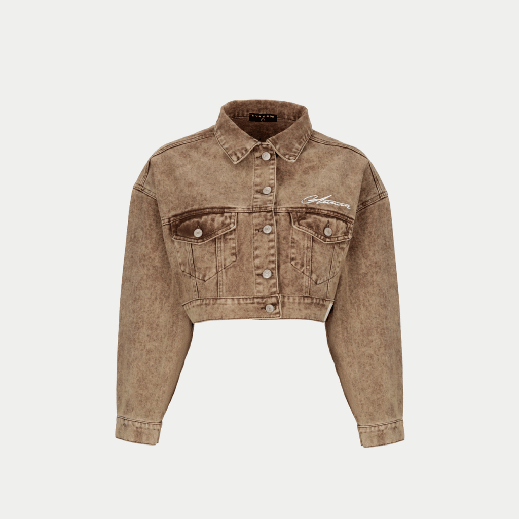 CHAQUETA DAMA AURUM COFFE WASHED