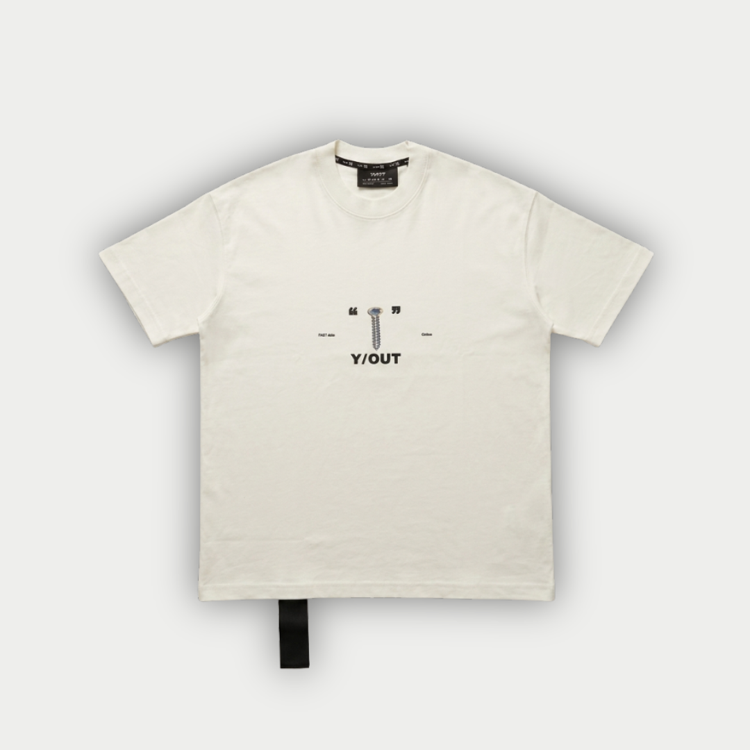 CAMISETA Y/OUT NETWORK BEIGE