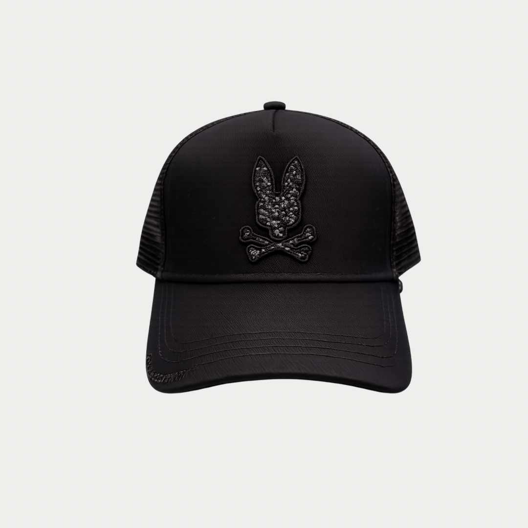 GORRA PSYCHO BUNNY NEGRA