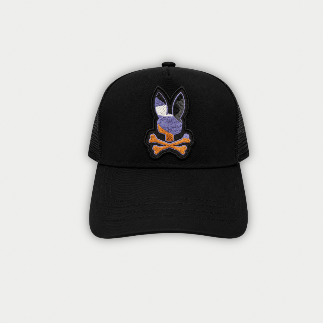 GORRA PSYCHO BUNNY NEGRA